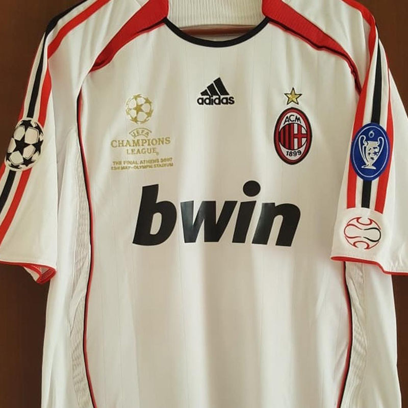AC Milan Retro 2006/07 Visitante (Blanca) 2