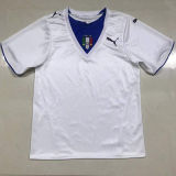 2006 Italy Away White Retro Soccer Jersey