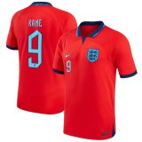 KANE #9 England 1:1 Away Red Fans Jersey 2022/23