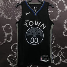 Warriors KUMINGA #00 Black Grey NBA Jerseys