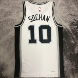 2023/24 Spurs SOCHAN #10 White NBA Jerseys