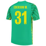 2023/24 Man City Goalkeeper Green Player Version Jersey