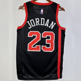 2023/24 Bulls JORDAN #23 Black City Edition NBA Jerseys 热压