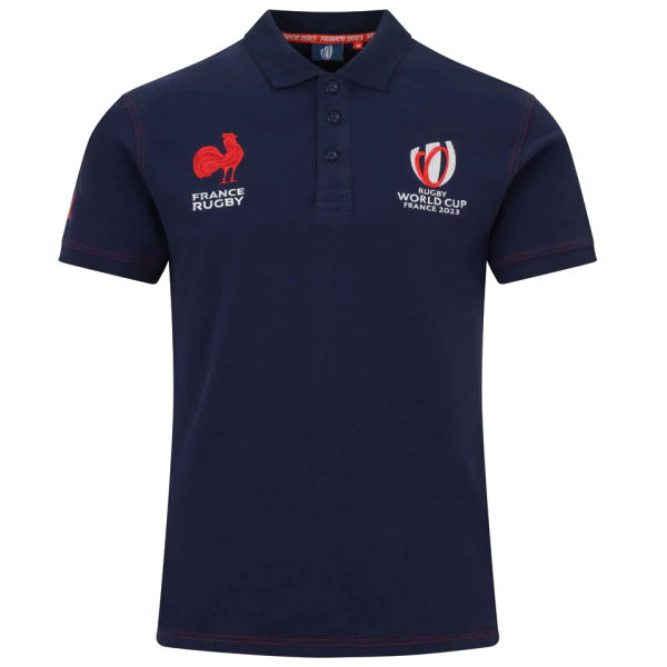 2023 France Home Blue Rugby T Shirt 法国