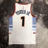 Nuggets PORTER JR. #1 City Edition Off White NBA Jerseys