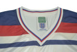1982 England Home White Retro Soccer Jersey