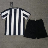 2023/24 Newcastle Home Black White Kids Soccer Jersey