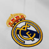 2017/18 RM Home White Retro Long Sleeve Soccer Jersey