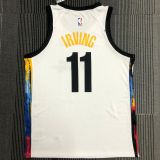 2021 Nets IRVING #11 City Edition White NBA Jerseys Hot Pressed