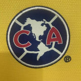 2013 Club America Home Yellow Retro Soccer Jersey