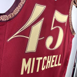 2023/24 Cleveland MITCHELL #45 Red City Edition NBA Jerseys