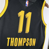 2023/24 Warriors THOMPSON #11 Black City Edition NBA Jerseys
