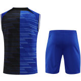 2024 In Milan Blue Vest Training Jersey(A Set)