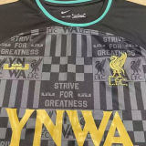 2023/24 LFC x YMWA Black Fans Soccer Jersey