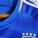 2023/24 Italy Home Blue kids Soccer Jersey