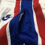 2023 Nets White Retro NBA Pants