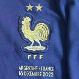 2022/23 France 1:1 Quality Home Fans Soccer Jersey
