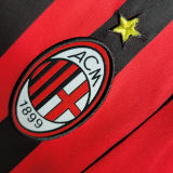 2007/08 AC Milan Home Retro Soccer Jersey