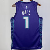 2023/24 Hornets BALL #1 NBA Jerseys