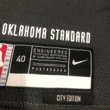2023/24 KC Thunder WESTBROOK #0 Black City Edition NBA Jerseys