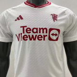 2023/24 M Utd Third White Player Version Soccer Jersey 白色三边