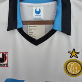 1990/91 In Milan Away White Retro Soccer Jersey