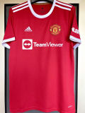 2021/22 M Utd 1:1 Quality Home Red Fans Soccer Jersey