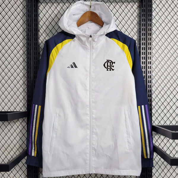 2023/24 Flamengo White Windbreaker