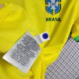 2022/23 Brazil Home Yellow Long Sleeve Jersey