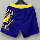 2023/24 Lakers Blue NBA Cotton Pants
