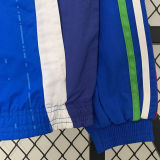 2024 Italy Blue White Reversible Windbreaker 双面