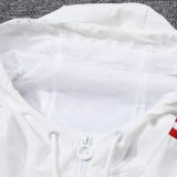 2023/24 M Utd White Windbreaker
