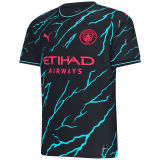 2023/24 Man City Third Kids Soccer Jersey