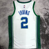 2023 Mavericks IRVING #2 White City Edition NBA Jerseys