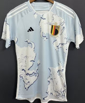 2023/24 Belgiumy Away White Fans Soccer Jersey