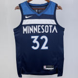 2023/24 Timberwolves TOWNS #32 Sapphire Blue NBA Jerseys
