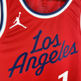 2024/25 Clippers HARDEN #1 Red NBA Jerseys