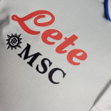 2023 Napoli White POLO Jersey