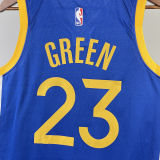 2023/24 Warriors GREEN #23 Blue NBA Jerseys
