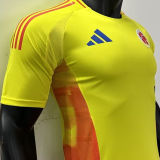 2024/25 Colombia Home Yellow Player Version Soccer Jersey