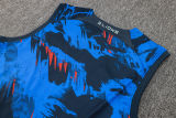 2024 England Blue Inkjet Vest Training Jersey(A Set)喷墨