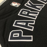 Spurs PARKER #9 Black Retro NBA Jerseys