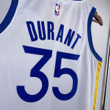2023/24 Warriors DURANT #35 White NBA Jerseys