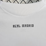 2009/10 RM White Home Retro Long Sleeve Jersey