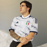 2023/24 Italy Away White Player Version Soccer Jersey