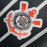 2023/24 Corinthians 1:1 Quality Away Black Fans Soccer Jersey