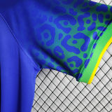 2022/23 Brazil Away 1:1 Quality Blue Fans Soccer Jersey