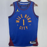 2023/24 Nuggets PORTER JR. #1 Blue NBA Jerseys