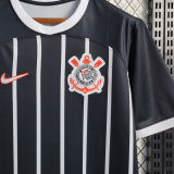 2023/24 Corinthians 1:1 Quality Away Black Fans Soccer Jersey