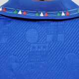 1994 Italy Home Blue Retro Soccer Jersey